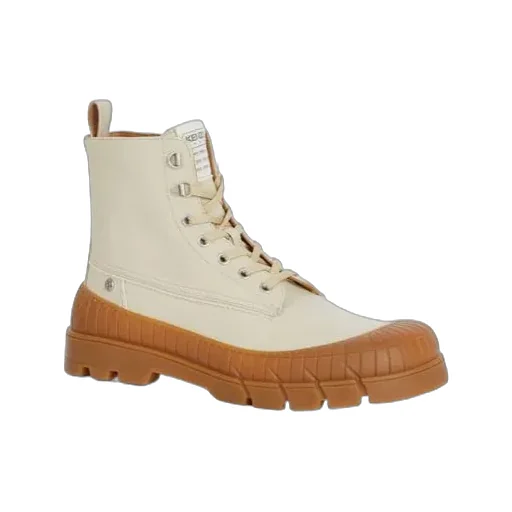 Lace-Up Boots In Canvas Kenzo-Gobi
