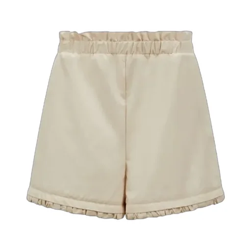 Ruffle-Trimmed Cotton Blend Shorts