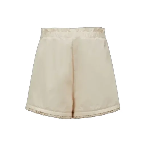 Ruffle-Trimmed Cotton Blend Shorts