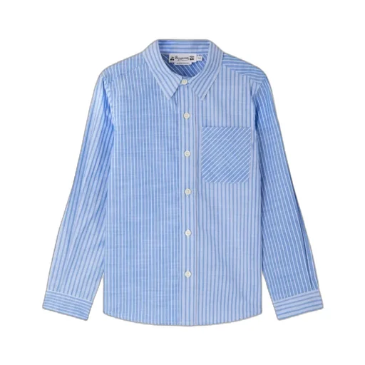 Bonpoint Tango Striped Patchwork Shirt
