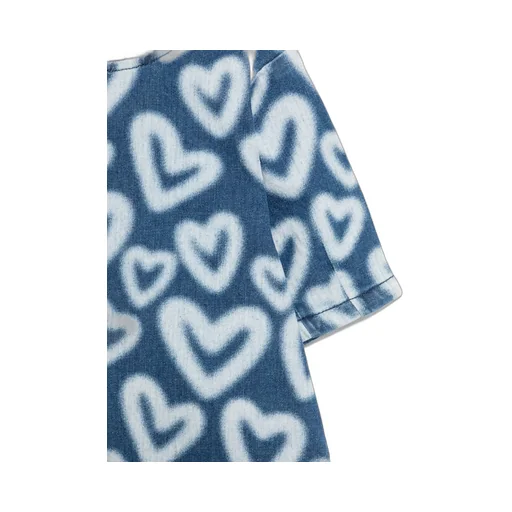 Stella Mccartney Kids Heart-Printed Crewneck Dress