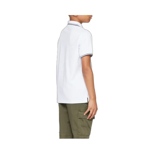 Stone Island Junior Compass-Badge Short Sleeved Polo Shirt