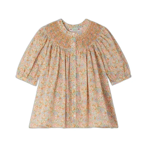 Bonpoint Elouane Smocked Blouse