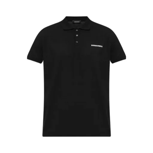 Dsquared2 Logo Detailed Piqué Polo Shirt