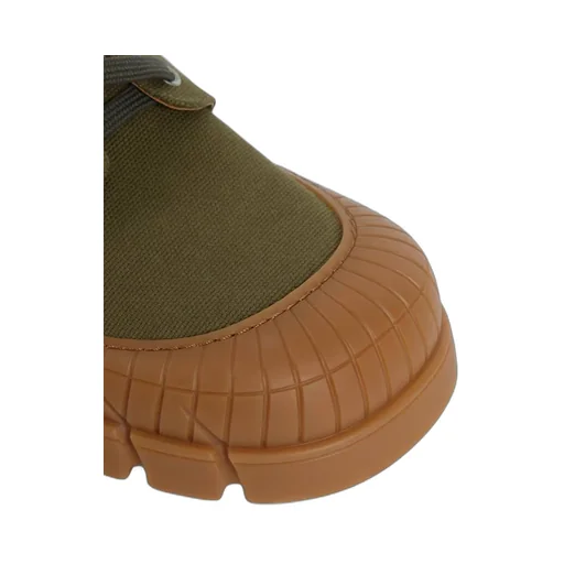 Lace-Up Boots In Canvas Kenzo-Gobi