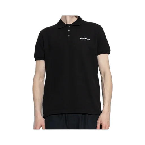 Dsquared2 Logo Detailed Piqué Polo Shirt