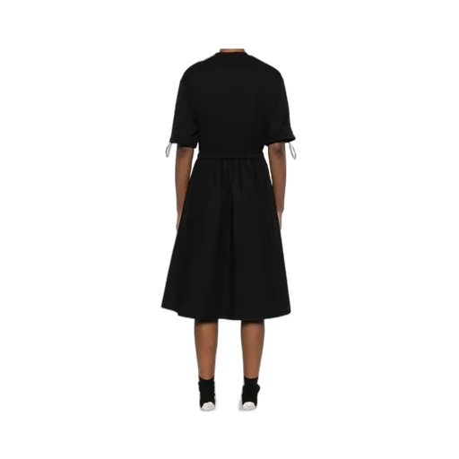 Contras-Panel Midi Dress