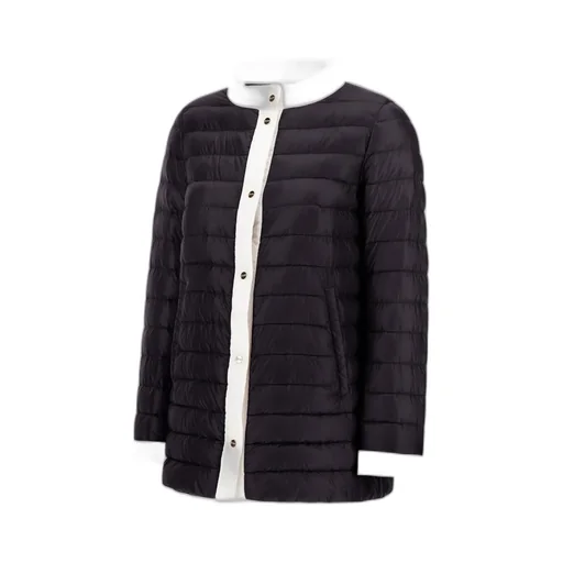Quilted Snap-Button Down Jacket
