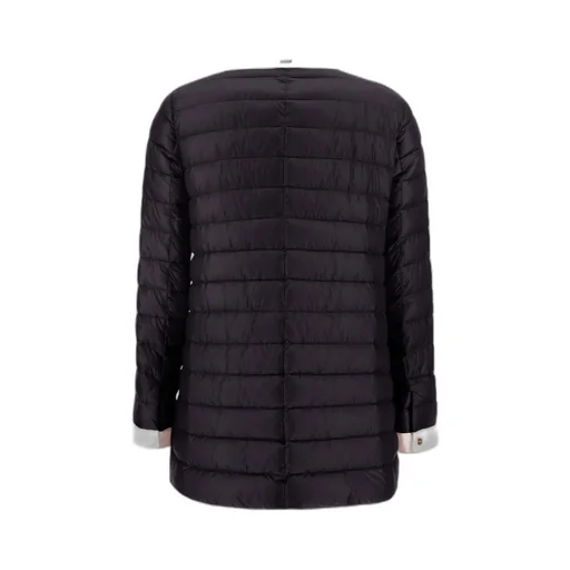 Quilted Snap-Button Down Jacket