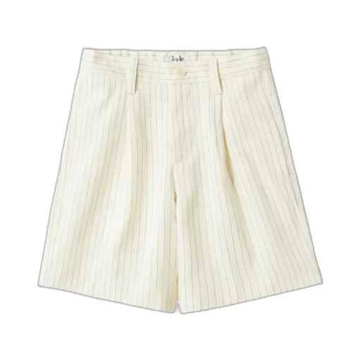 Il Gufo Striped Pleated Shorts