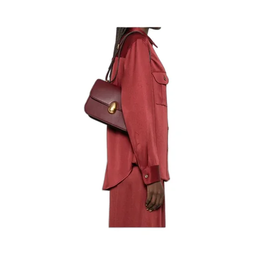 Magnetic Snap Shoulder Bag