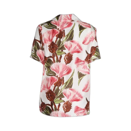 P.A.R.O.S.H. Floral Print Short-Sleeved Shirt