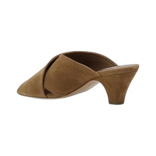 Casadei Crisscrossed Open-Toe Mules