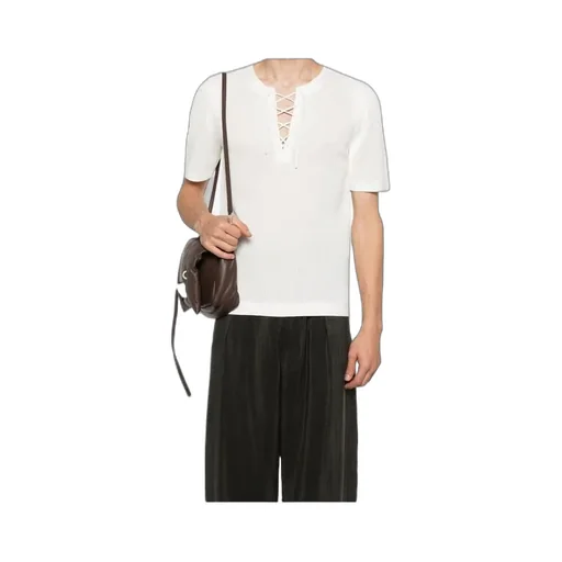 Short-Sleeved Round-Neck Sweater