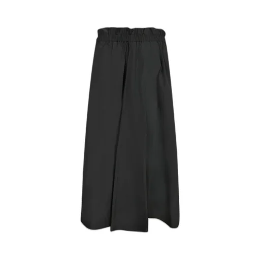 Herno A-Line Elastic Waist Midi Skirt