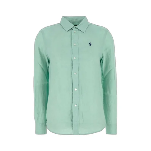 Polo Ralph Lauren Logo Embroidered Curved Hem Polo Shirt