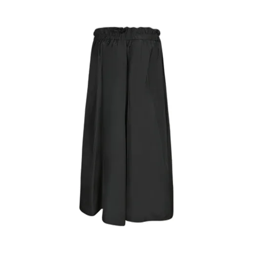 Herno A-Line Elastic Waist Midi Skirt