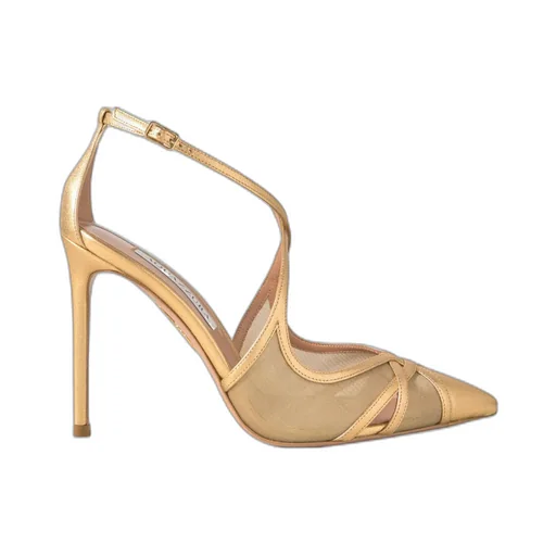 Aquazzura Cut-Out Detailed Pointed Toe Pumps