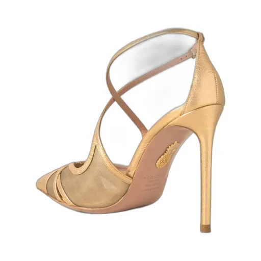 Aquazzura Cut-Out Detailed Pointed Toe Pumps