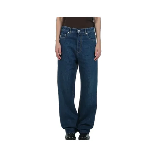 Miu Miu Logo-Embroidered Denim Jeans