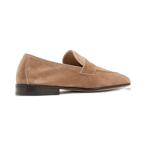 Brunello Cucinelli Almond Toe Slip-On Loafers