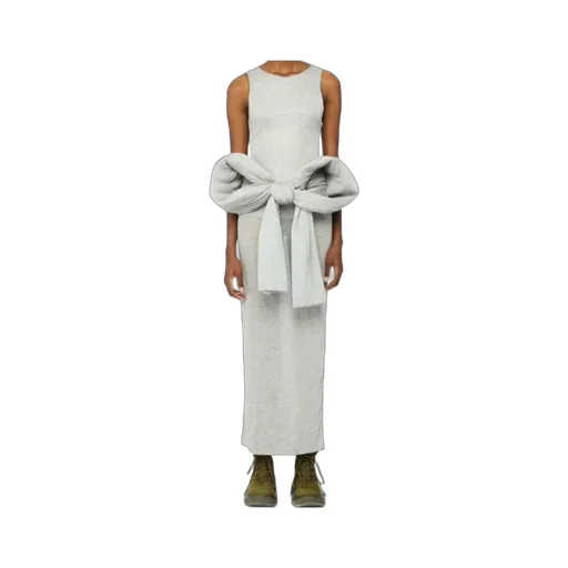 Jw Anderson Bow Detailed Sleeveless Dress