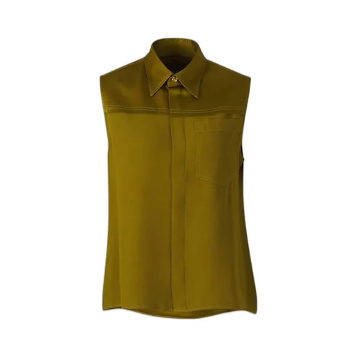 Ami Paris Buttoned Sleeveless Shirt