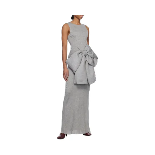 Jw Anderson Bow Detailed Sleeveless Dress
