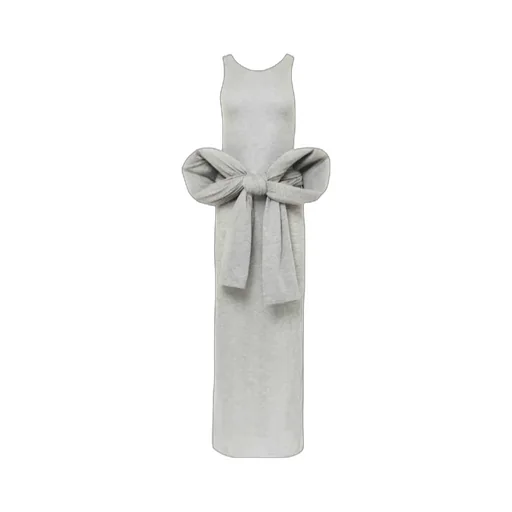 Jw Anderson Bow Detailed Sleeveless Dress