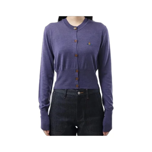 Long-Sleeved Knitted Cardigan