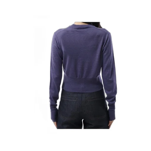 Long-Sleeved Knitted Cardigan