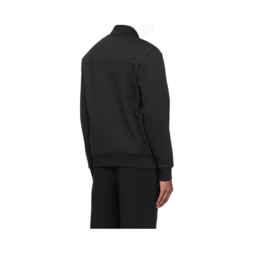 Tricolor-Trimmed Cotton Zip-Up Sweatshirt