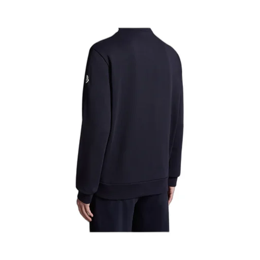 Tricolor-Trimmed Cotton Zip-Up Sweatshirt