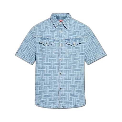 Kenzo Short Sleeved Denim Shirt