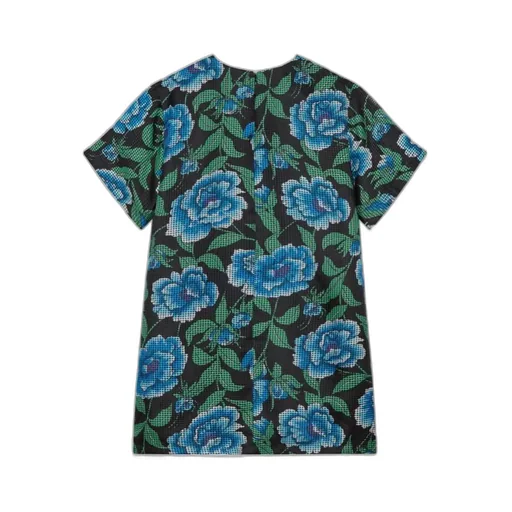 Kenzo Peonies Floral Pattern T-Shirt Dress