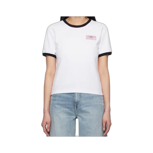 Ganni T-Shirts And Polos White