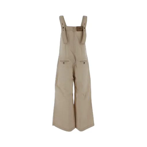 Pleated Overalls