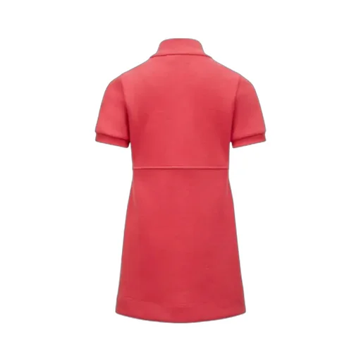 Cotton Piquet Zip-Up Dress