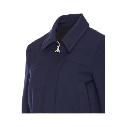 Patrizia Pepe Cropped Zip-Up Coat