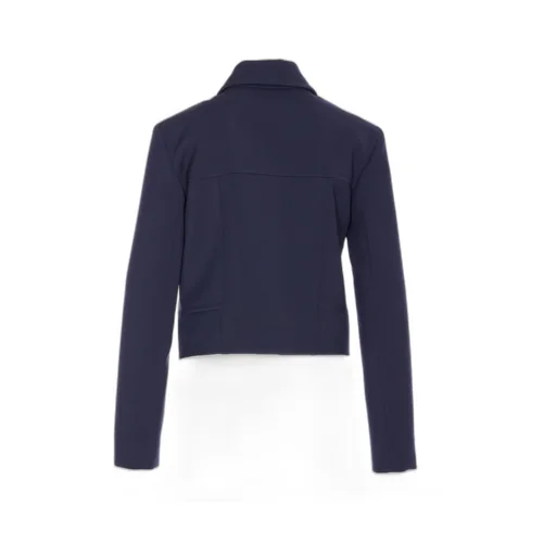 Patrizia Pepe Cropped Zip-Up Coat