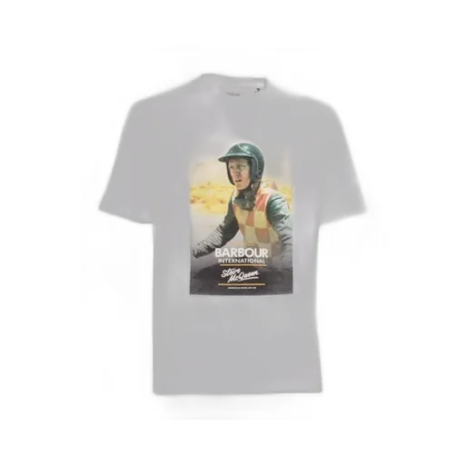 Barbour Nicholl Steve Mcqueen Graphic T-Shirt