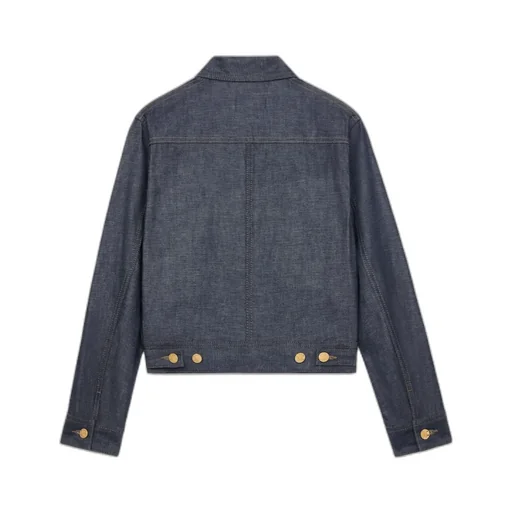 Trucker Jacket In Raw Wash Denim