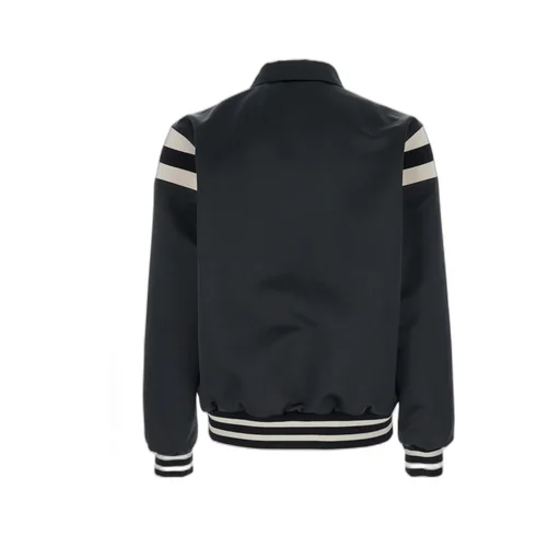 Triomphe Teddy Jacket In Satin