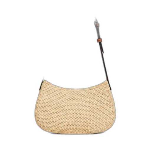 Medium Tilly Bag In Raffia And Calfskin