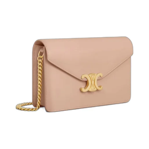 Wallet On Chain Margo In Shiny Calfskin