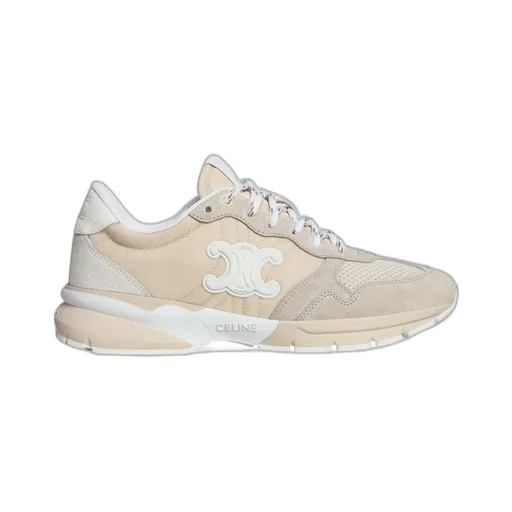 Celine Runner Cr-04 Sneaker In Nylon, Mesh, Calfskin And Suede Calfskin