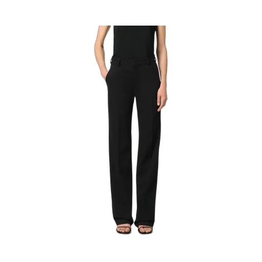 Straight Wool Casual Pants