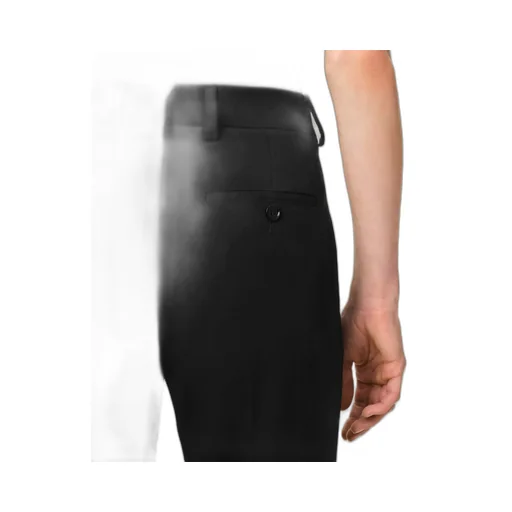 Straight Wool Casual Pants