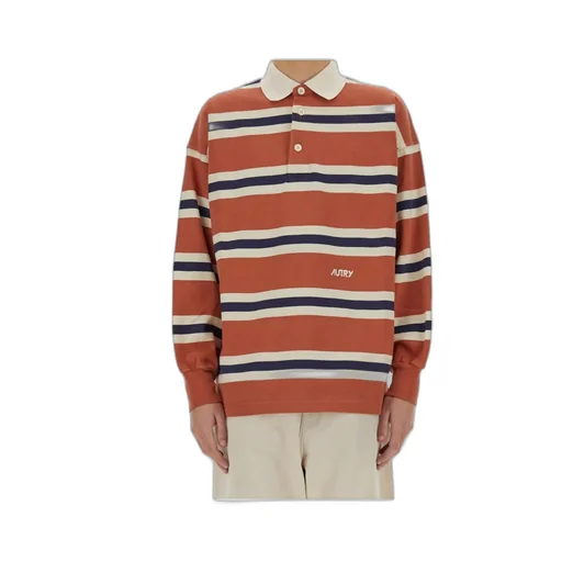 Autry Striped Rugby Polo Shirt