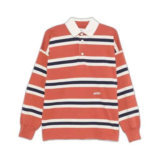 Autry Striped Rugby Polo Shirt
